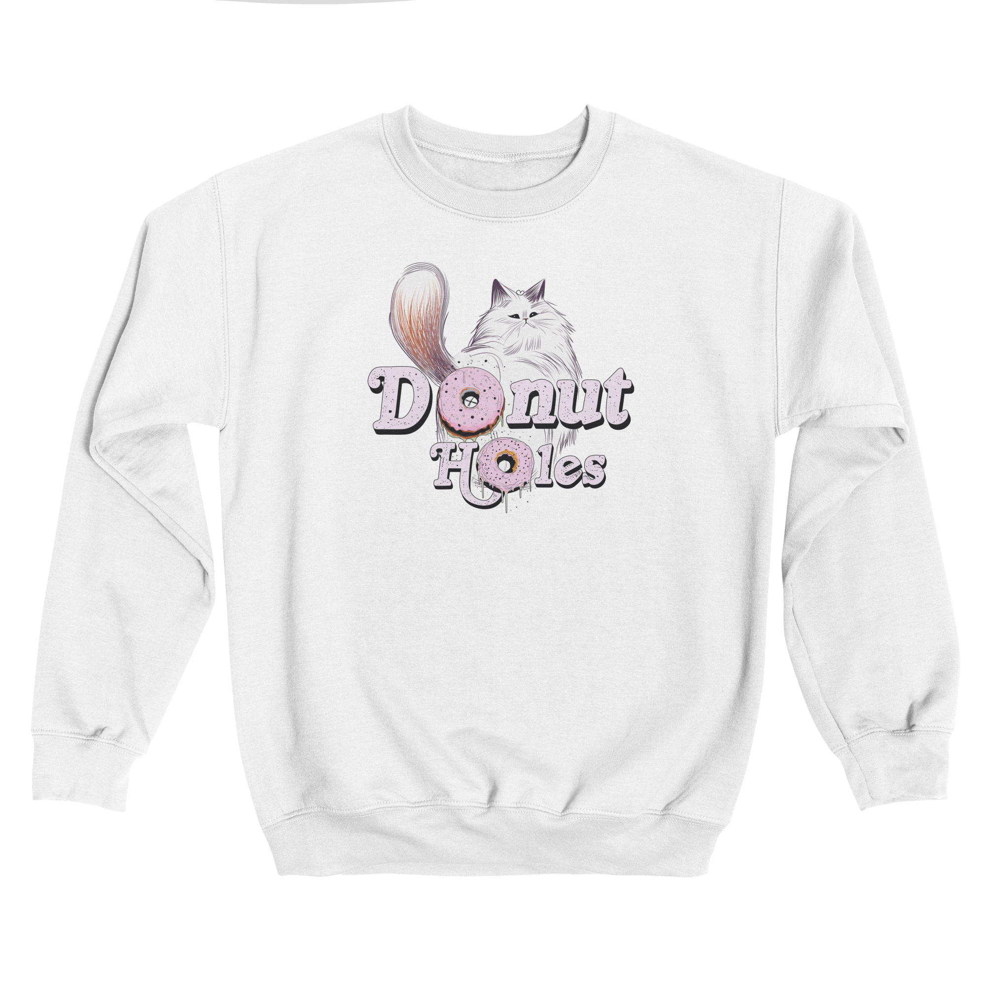 Donut Holes Unofficial Fan Club Logo Sweatshirt