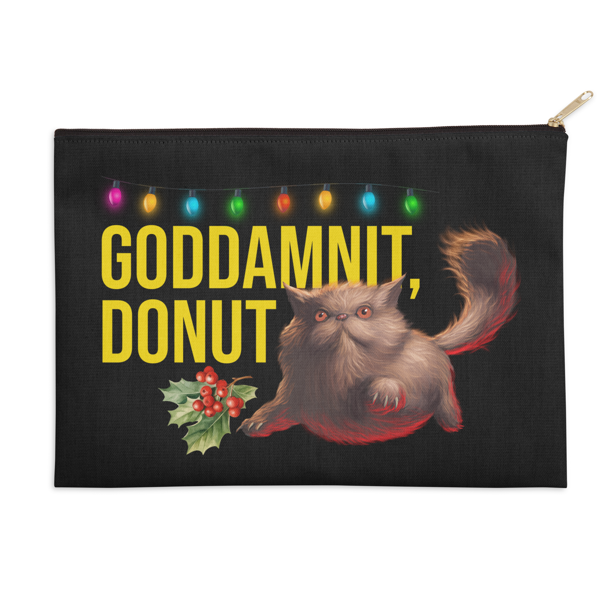 Donut Holiday Zip Pouch