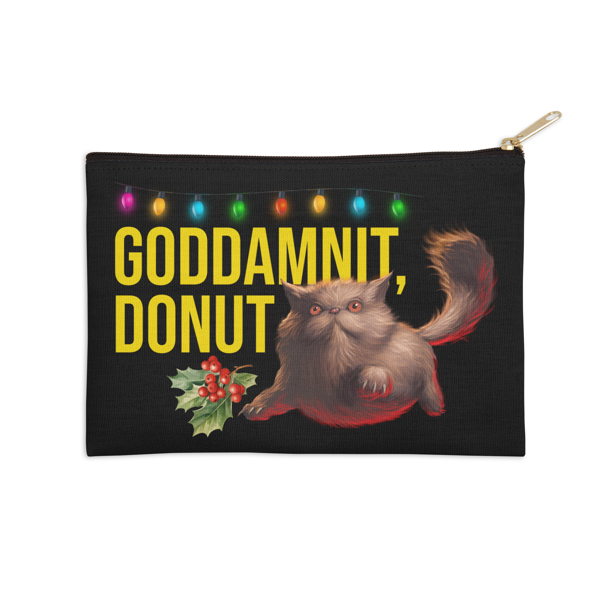 Donut Holiday Zip Pouch
