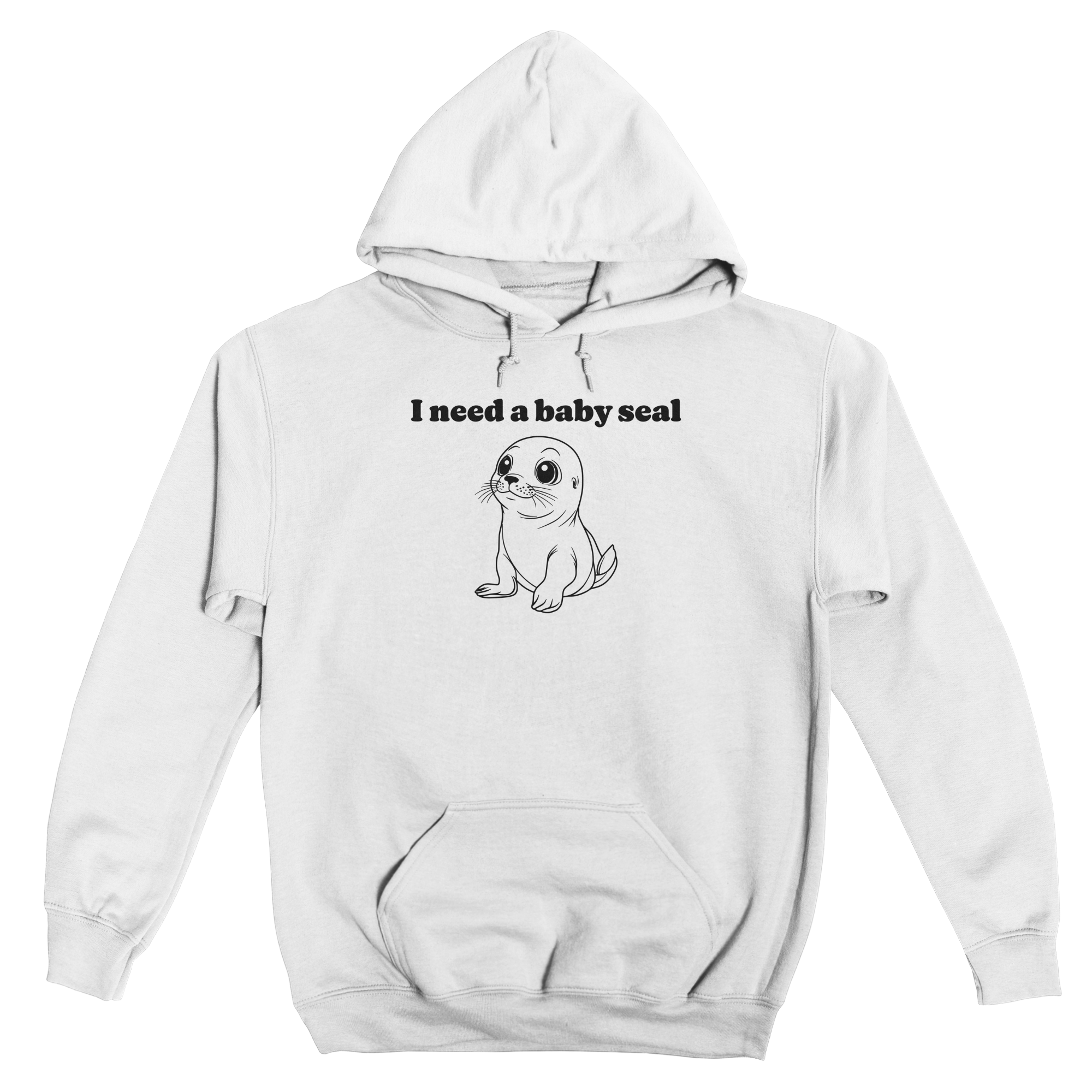 I Need A Baby Seal Classic Fleece Pullover Hoodie