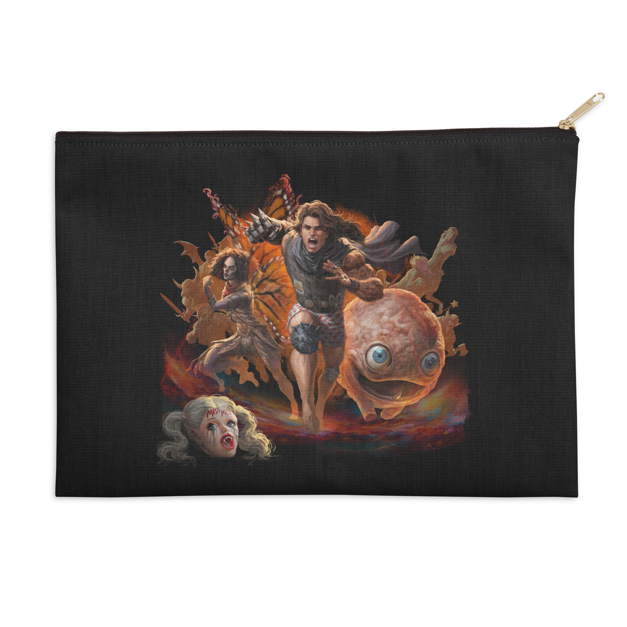 Book 7, The Inevitable Ruin, No Title Zip Pouch