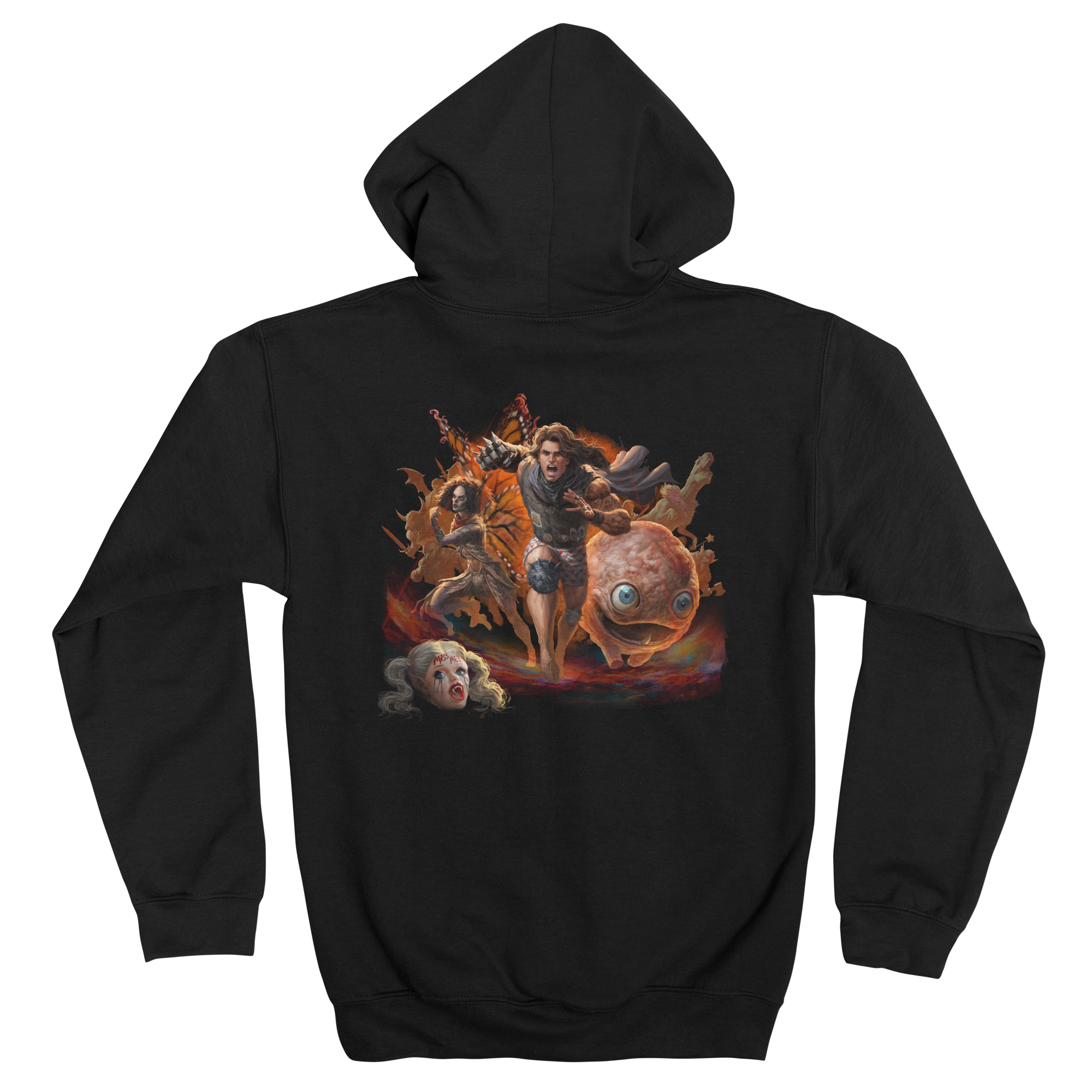 Book 7, The Inevitable Ruin, No Title Zip-Up Hoodie Classic Fleece