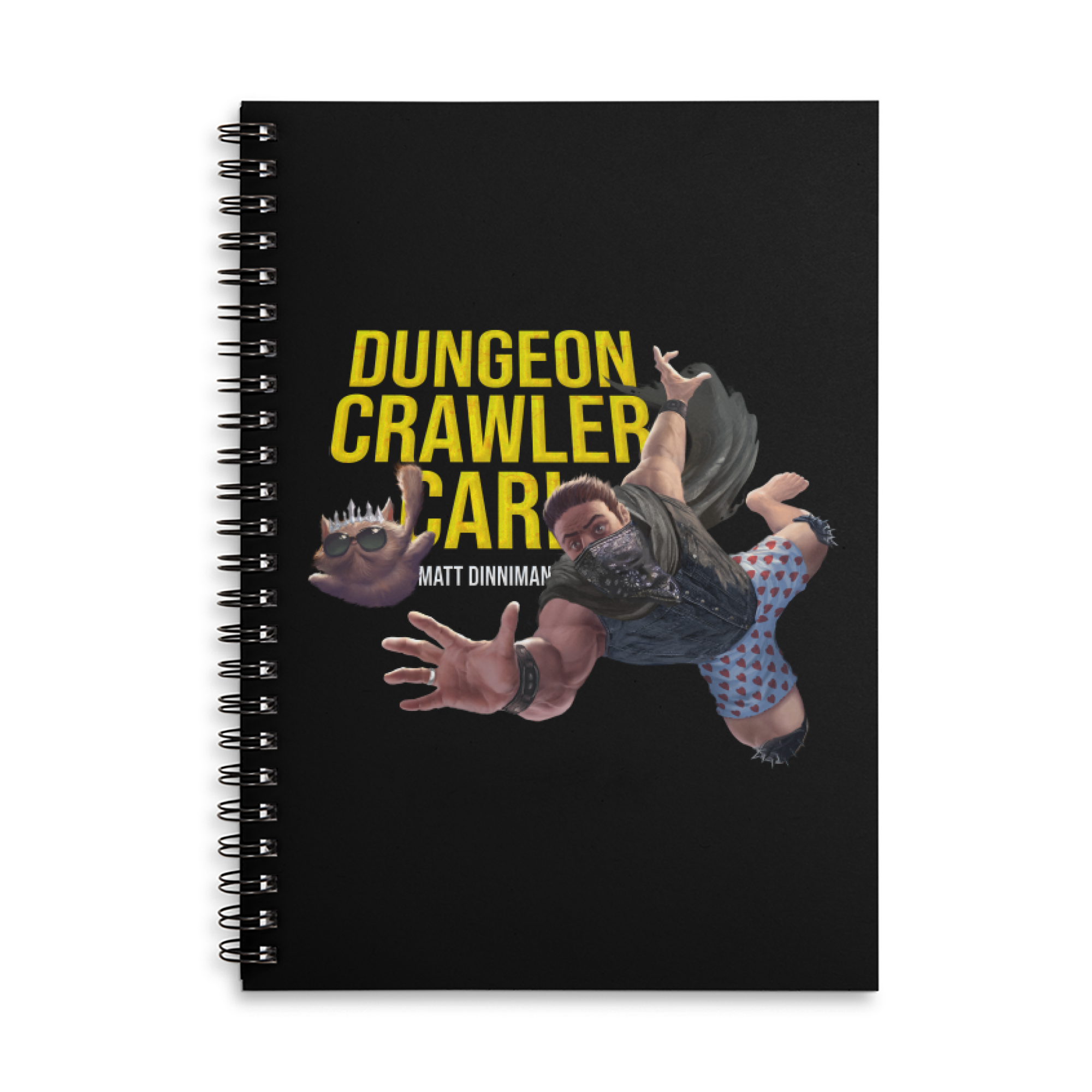 Carl and Donut Falling Notebook