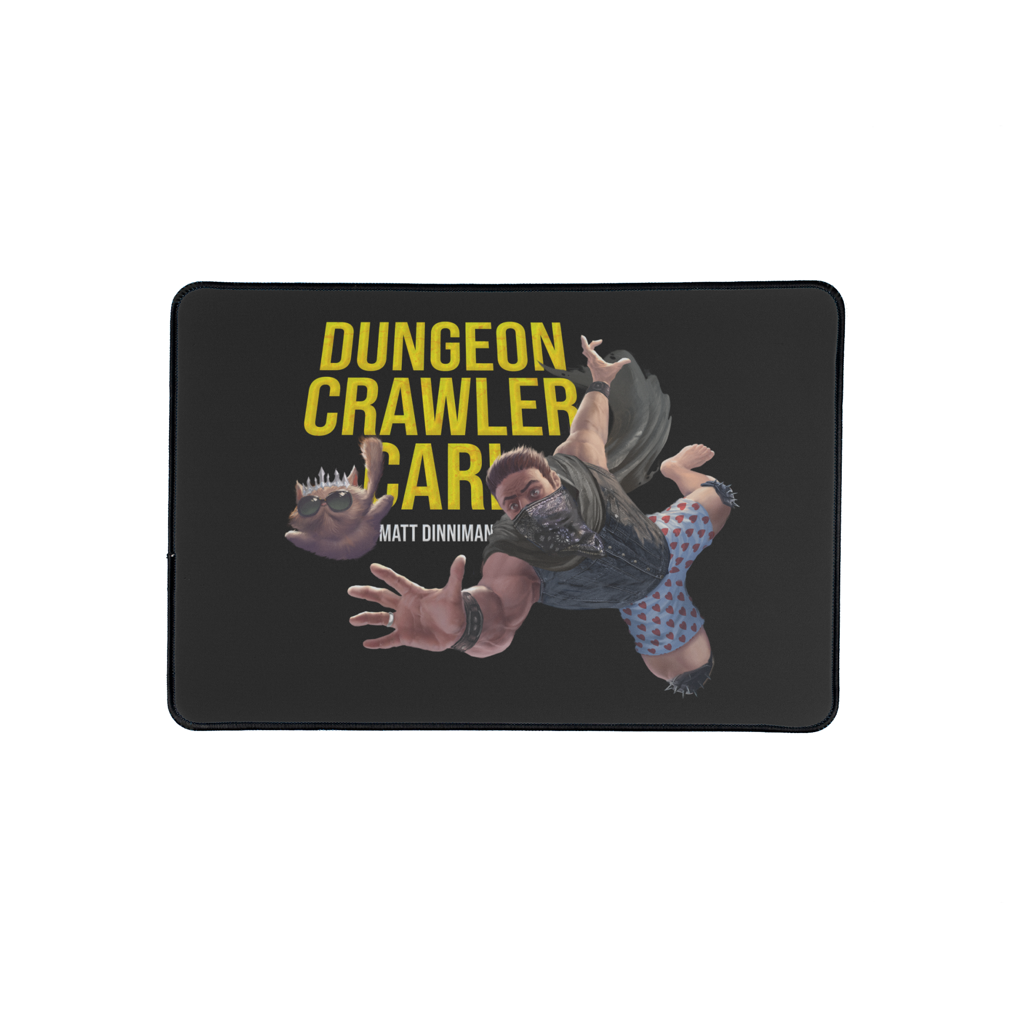 Carl and Donut Falling Mouse Pad