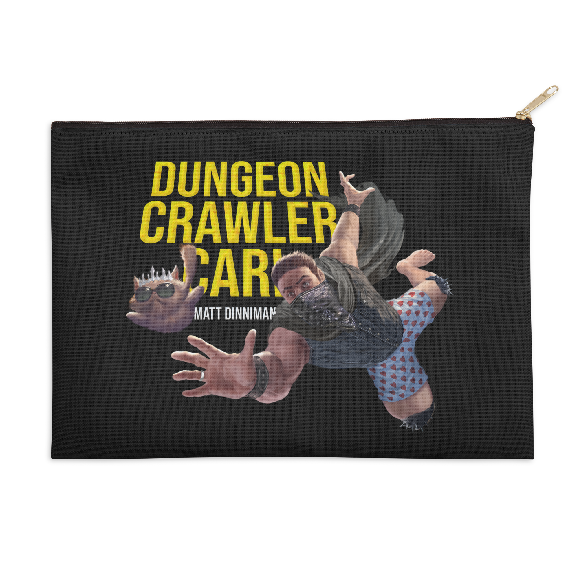 Carl and Donut Falling Zip Pouch