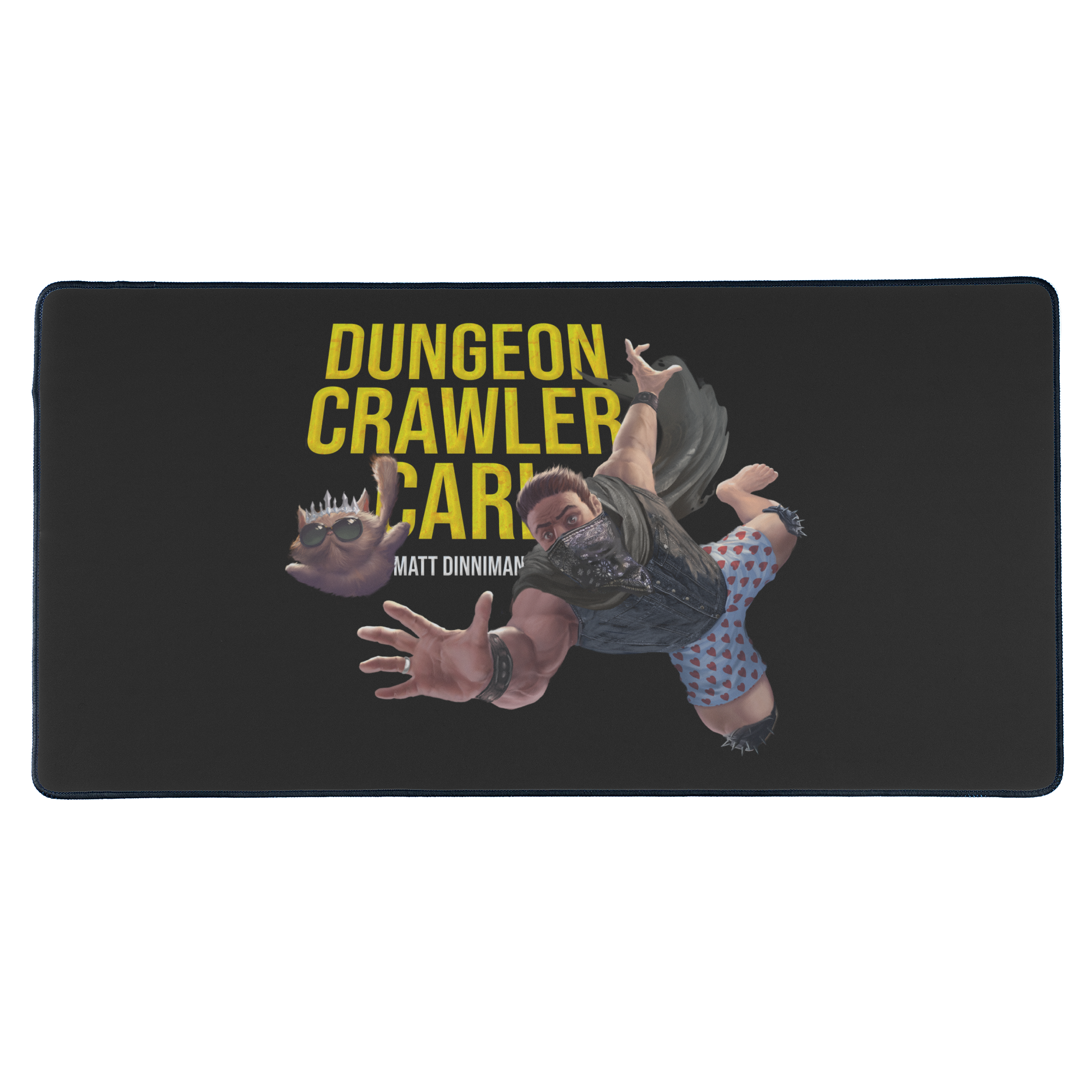 Carl and Donut Falling Mouse Pad