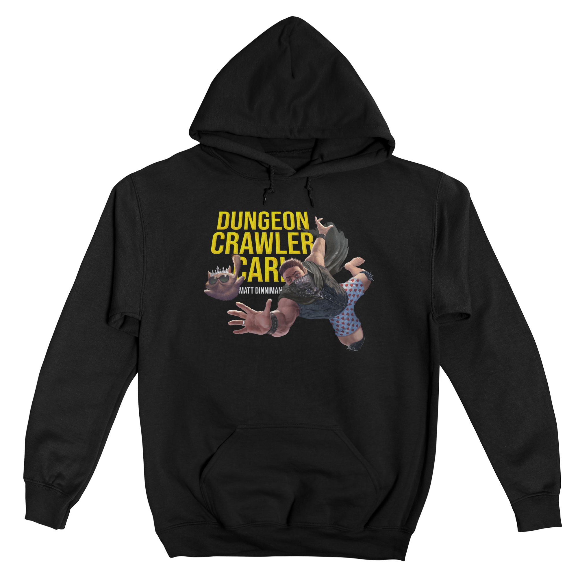 Carl and Donut Falling Classic Fleece Pullover Hoodie