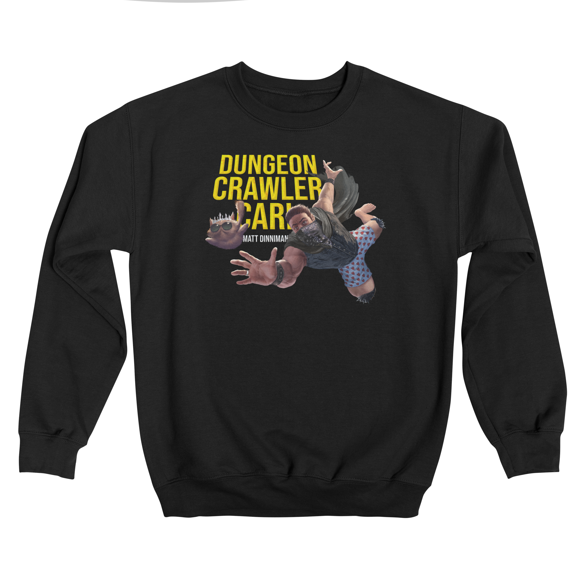 Carl and Donut Falling Classic Fleece Sweatshirt