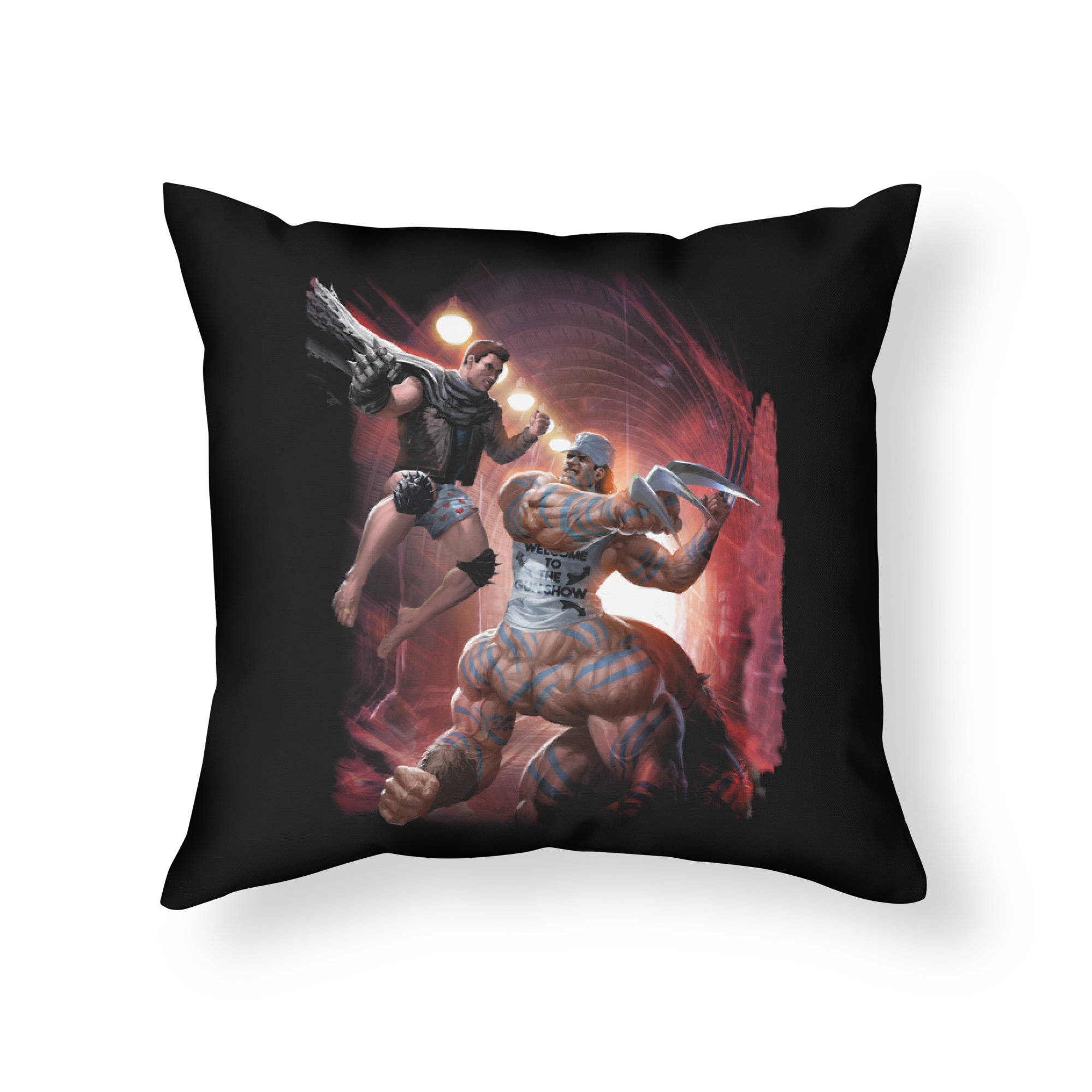 Book 3, The Dungeon Anarchist's Cookbook, No Title Throw Pillow