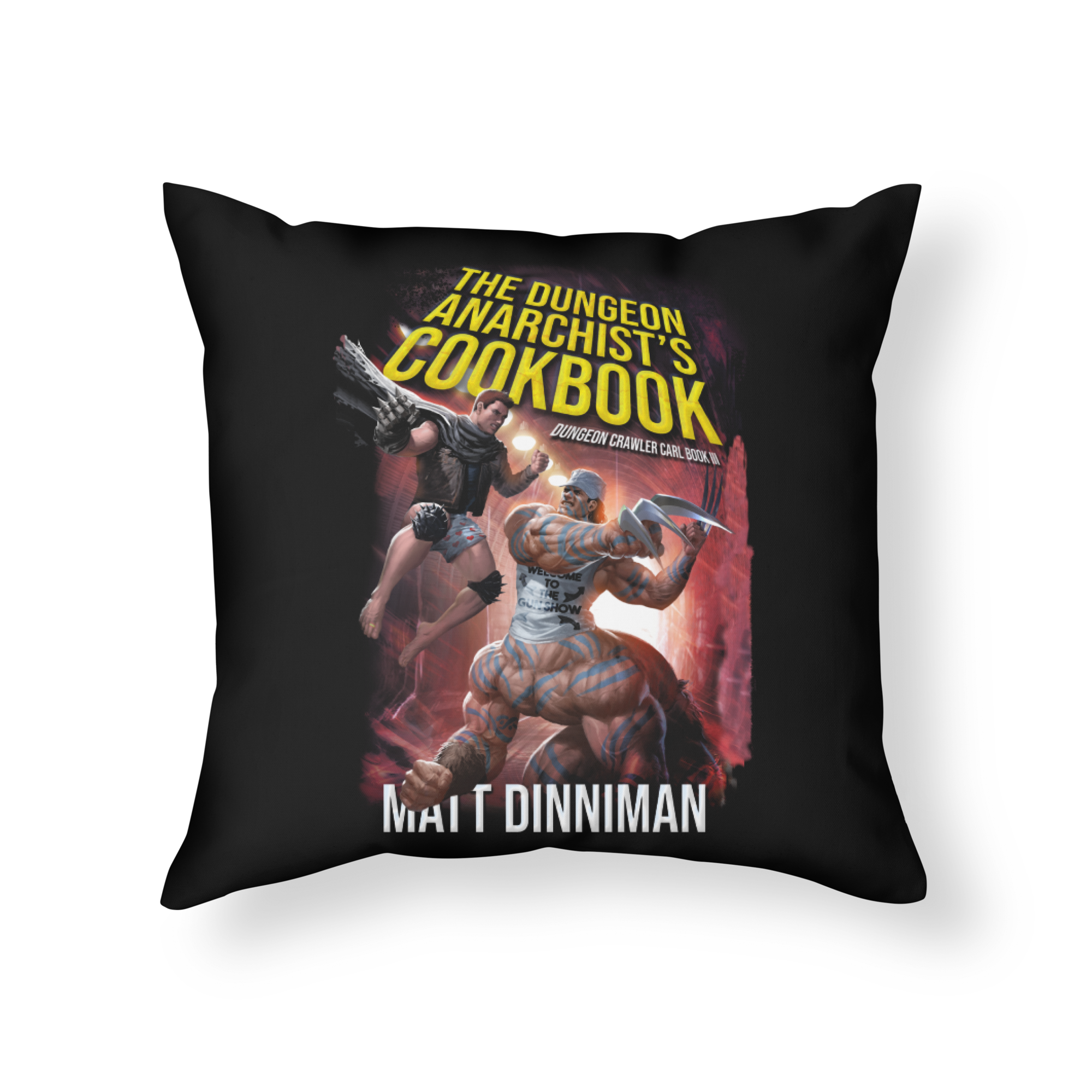 Book 3, The Dungeon Anarchist's Cookbook Throw Pillow