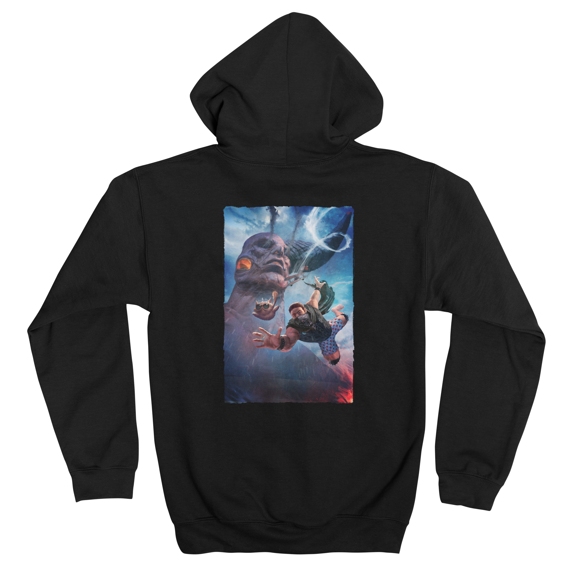 Book 4, The Gate of the Feral Gods, No Title Zip-Up Hoodie Classic Fleece