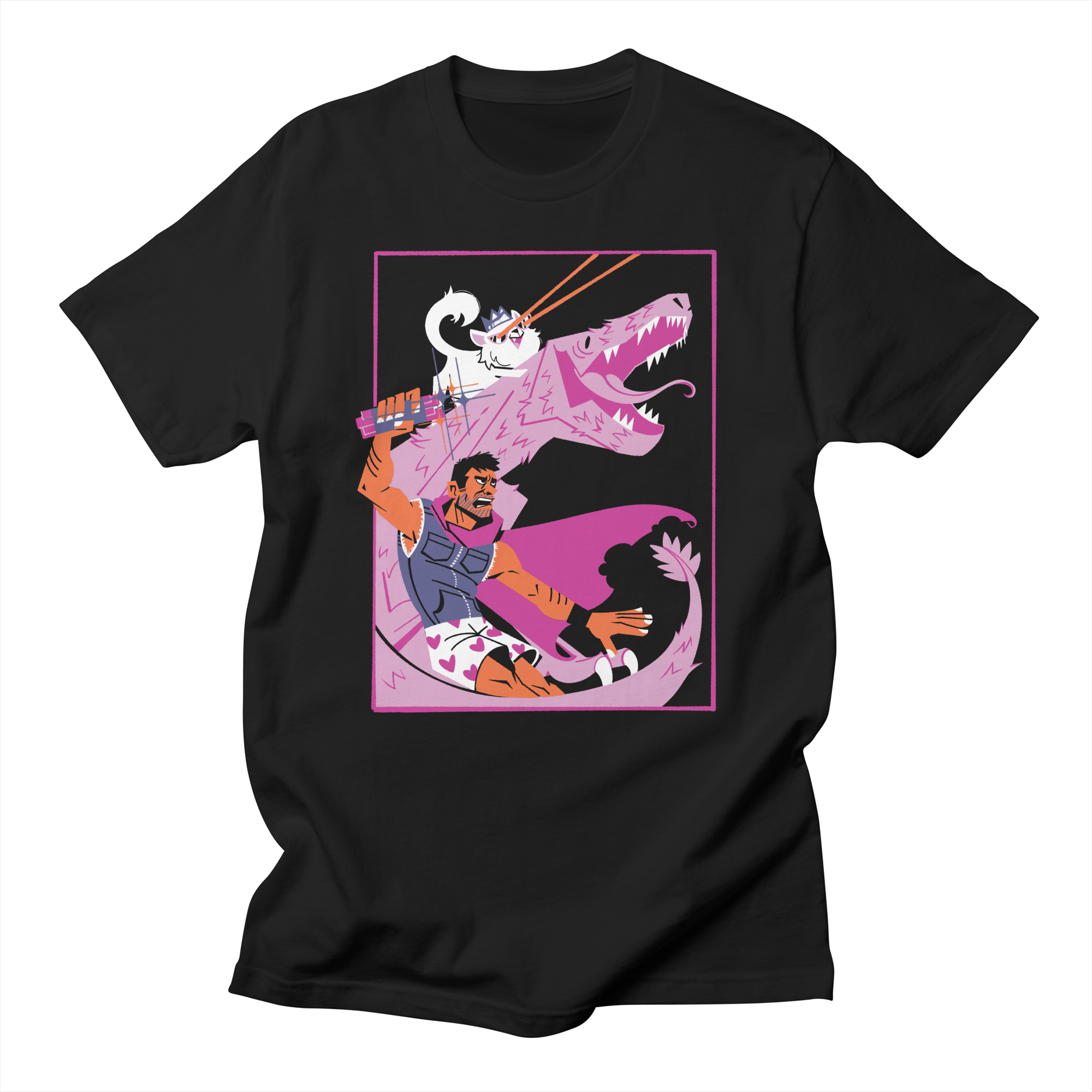 Carl, Princess Donut, and Mongo Regular T-Shirt