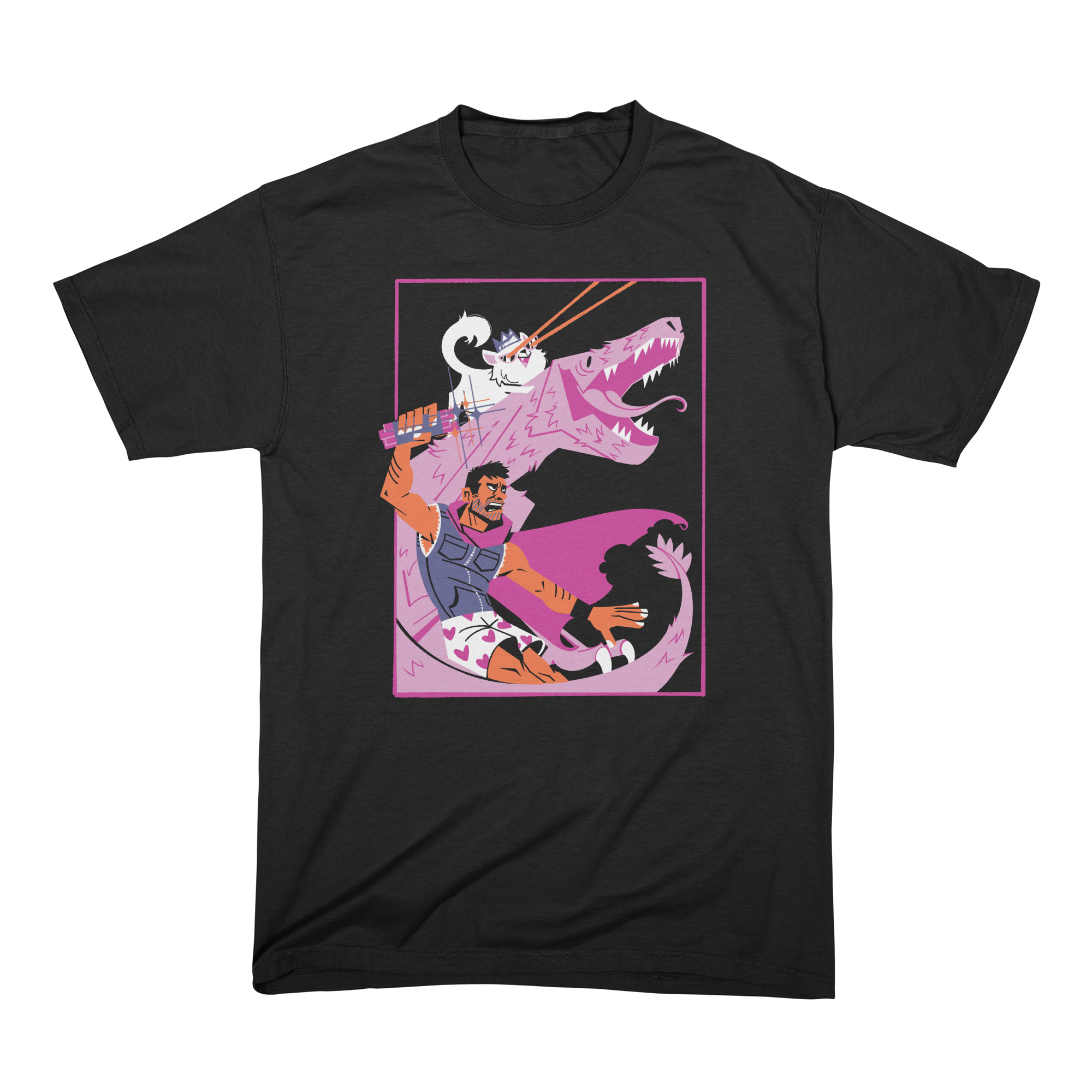 Carl, Princess Donut, and Mongo Comfort Colors T-Shirt
