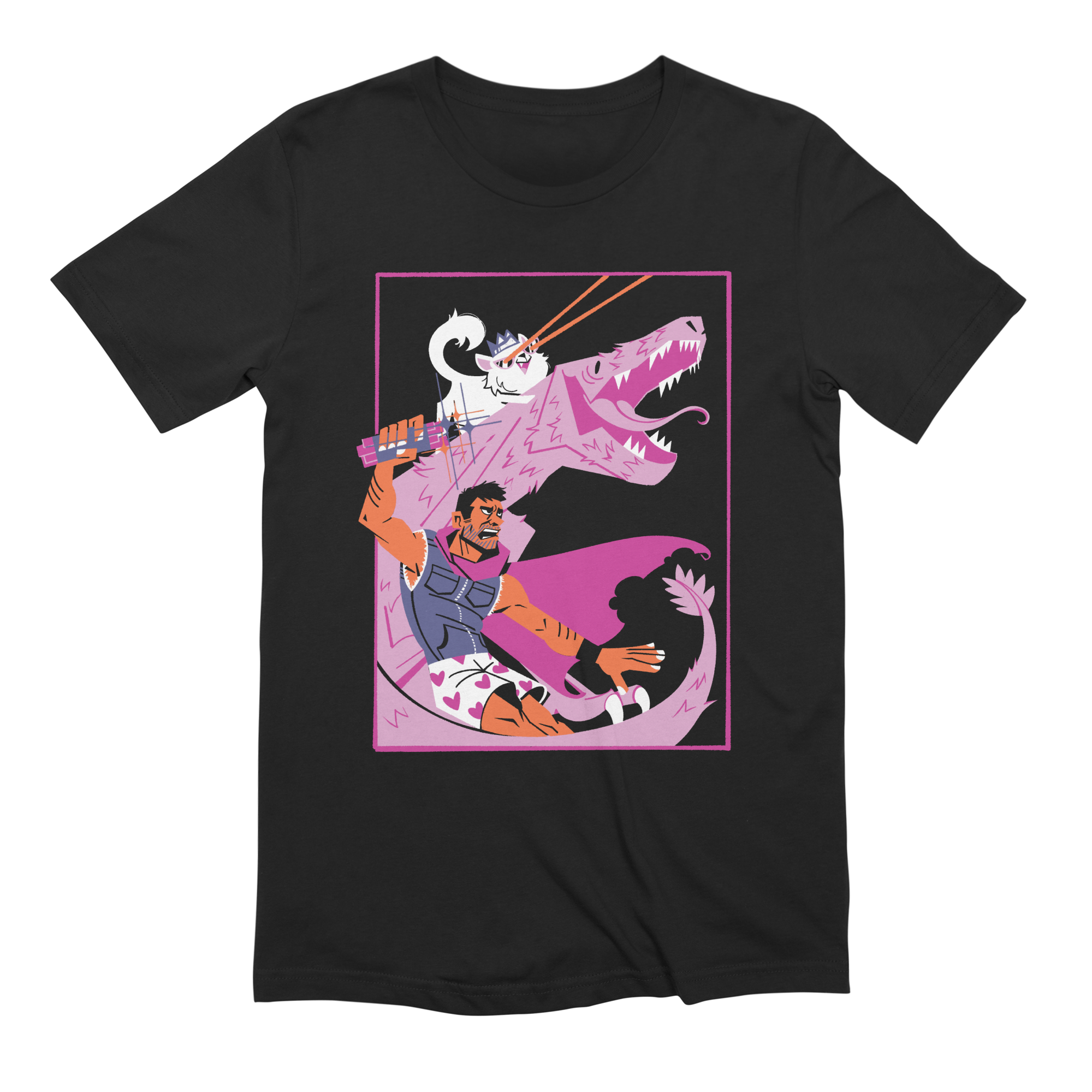 Carl, Princess Donut, and Mongo Extra Soft T-Shirt