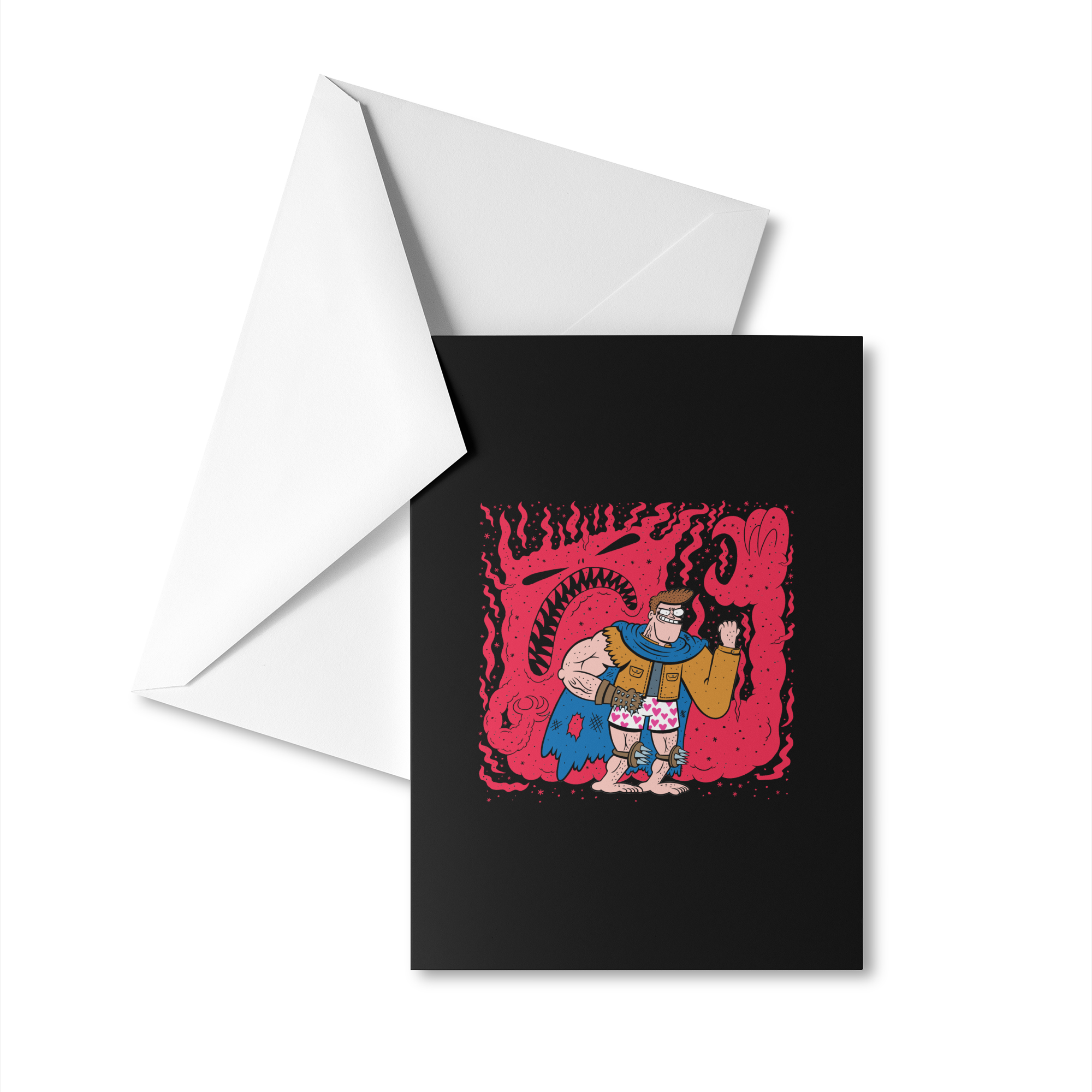 Luckiest Fucker in the Dungeon Greeting Card