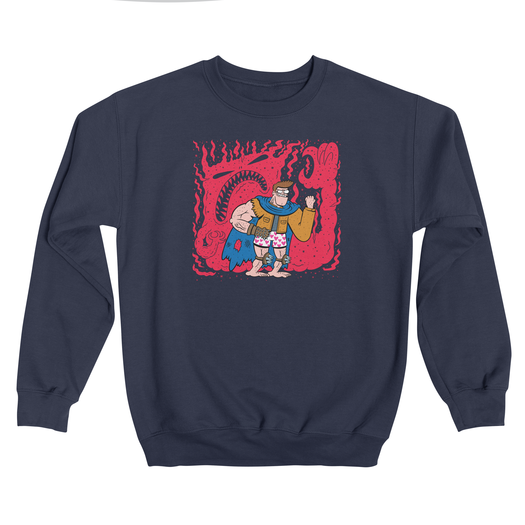 Luckiest Fucker in the Dungeon Sweatshirt Classic Fleece