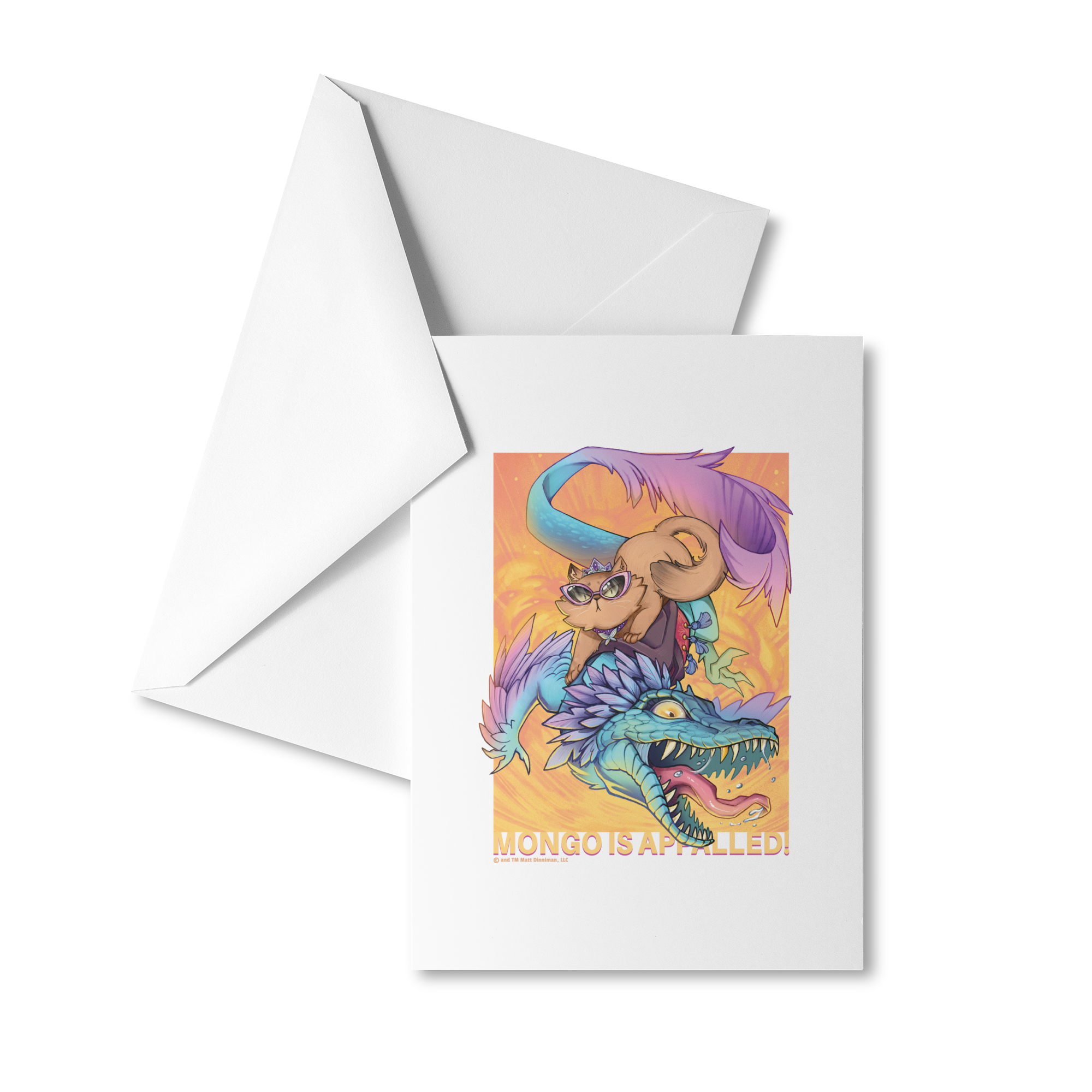 MONGO IS APPALLED! Greeting Card
