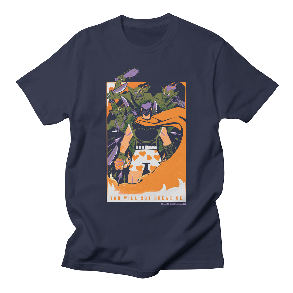 YOU WILL NOT BREAK ME Regular T-Shirt