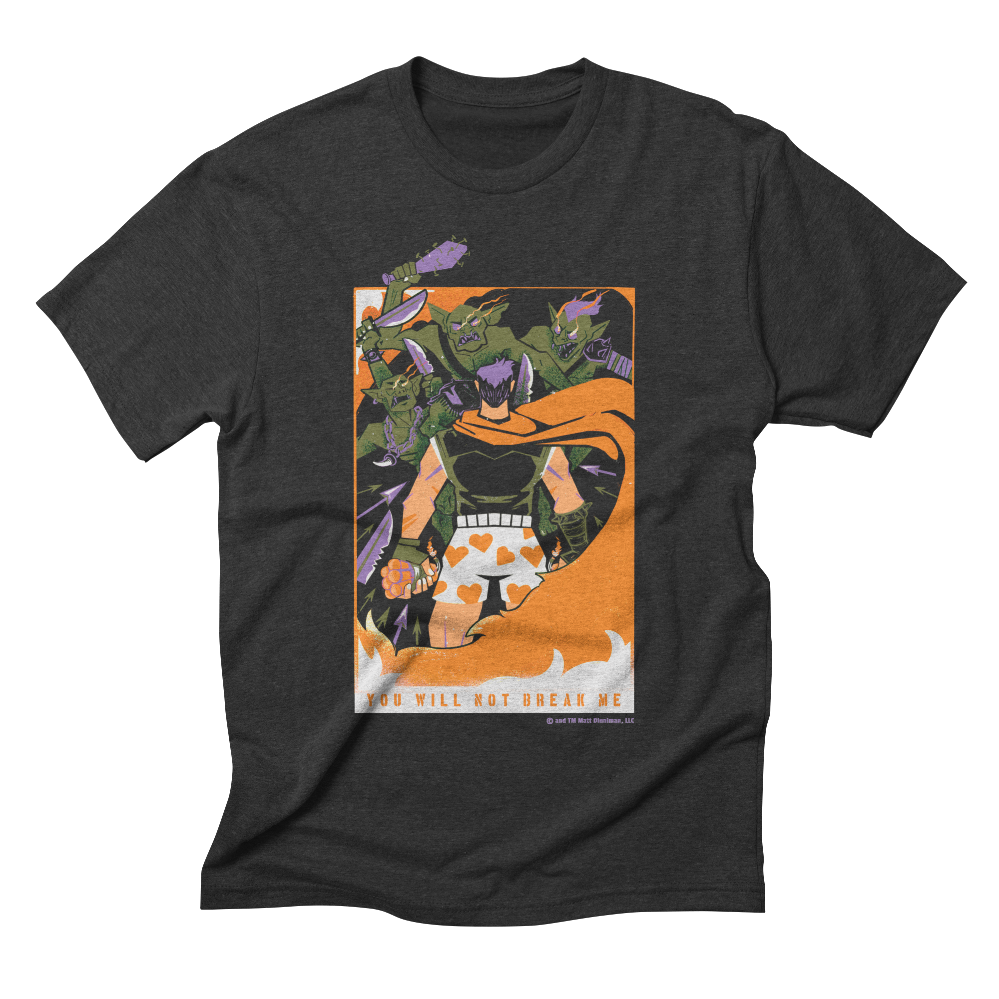 YOU WILL NOT BREAK ME Triblend T-Shirt