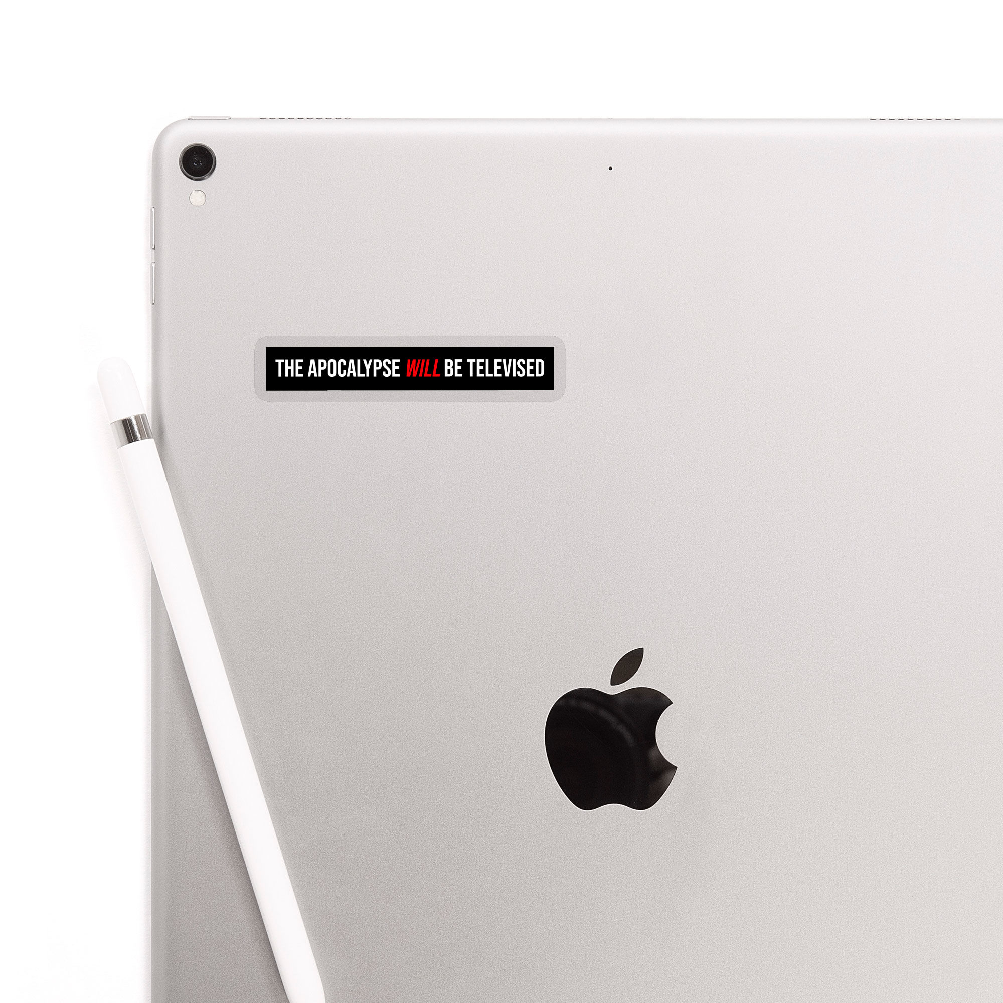 The Apocalypse Will Be Televised Sticker