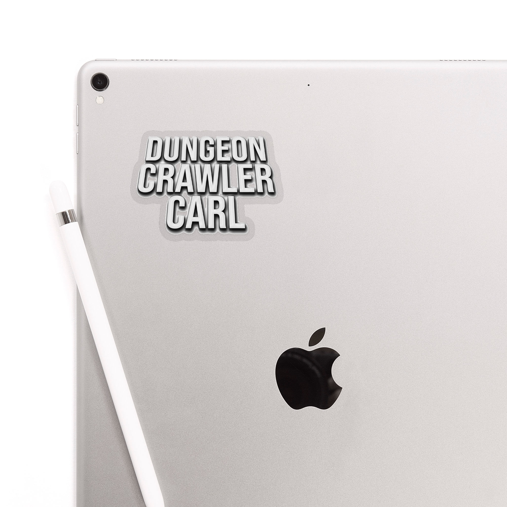 Dungeon Crawler Carl White Logo Sticker