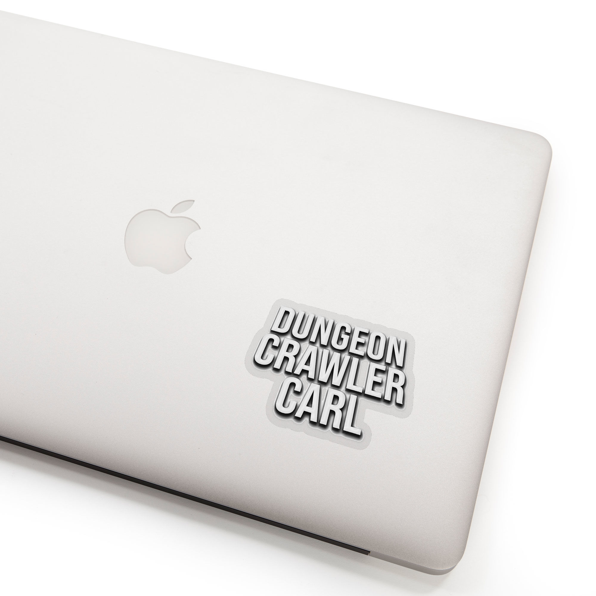 Dungeon Crawler Carl White Logo Sticker