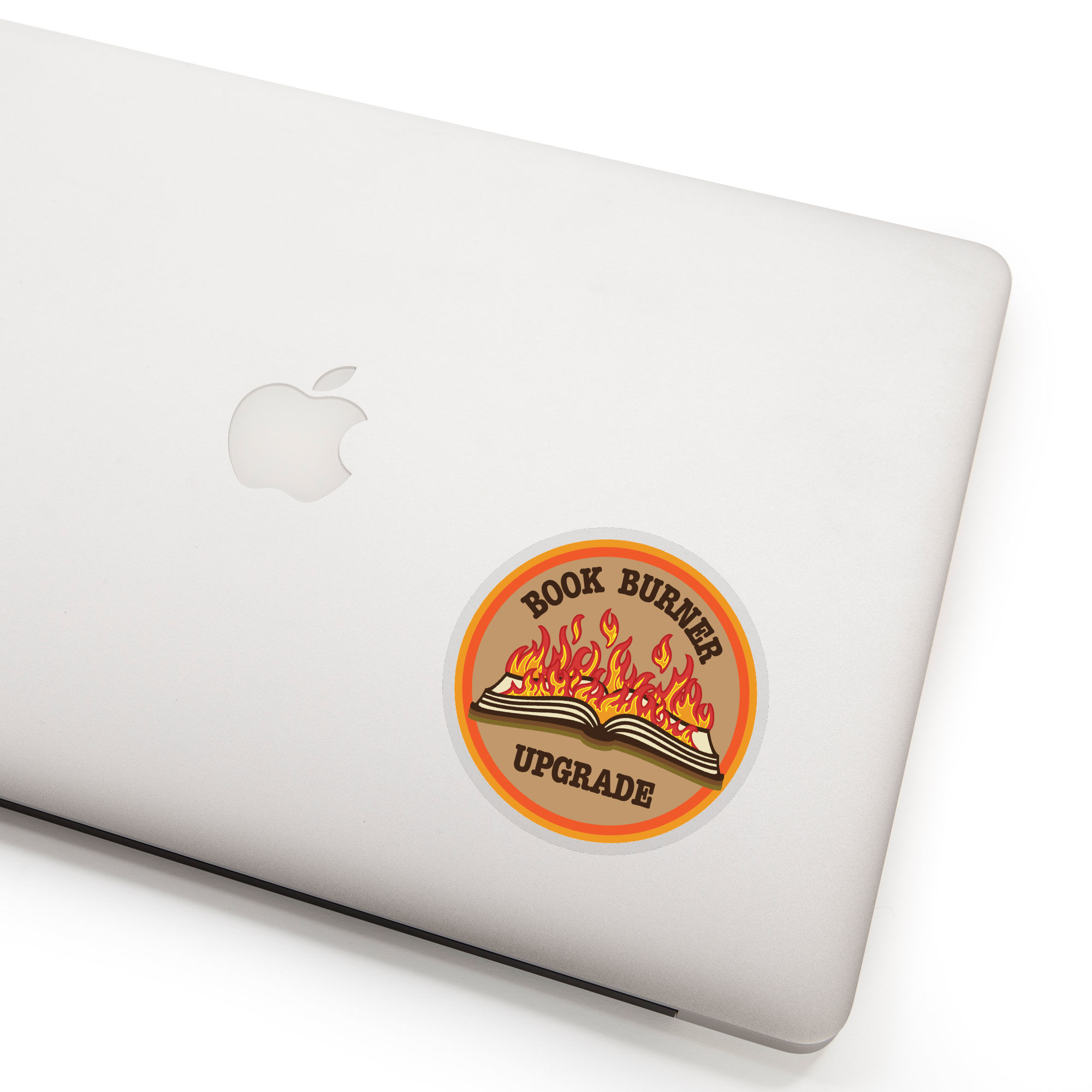 Book Burner Upgrade Patch Sticker