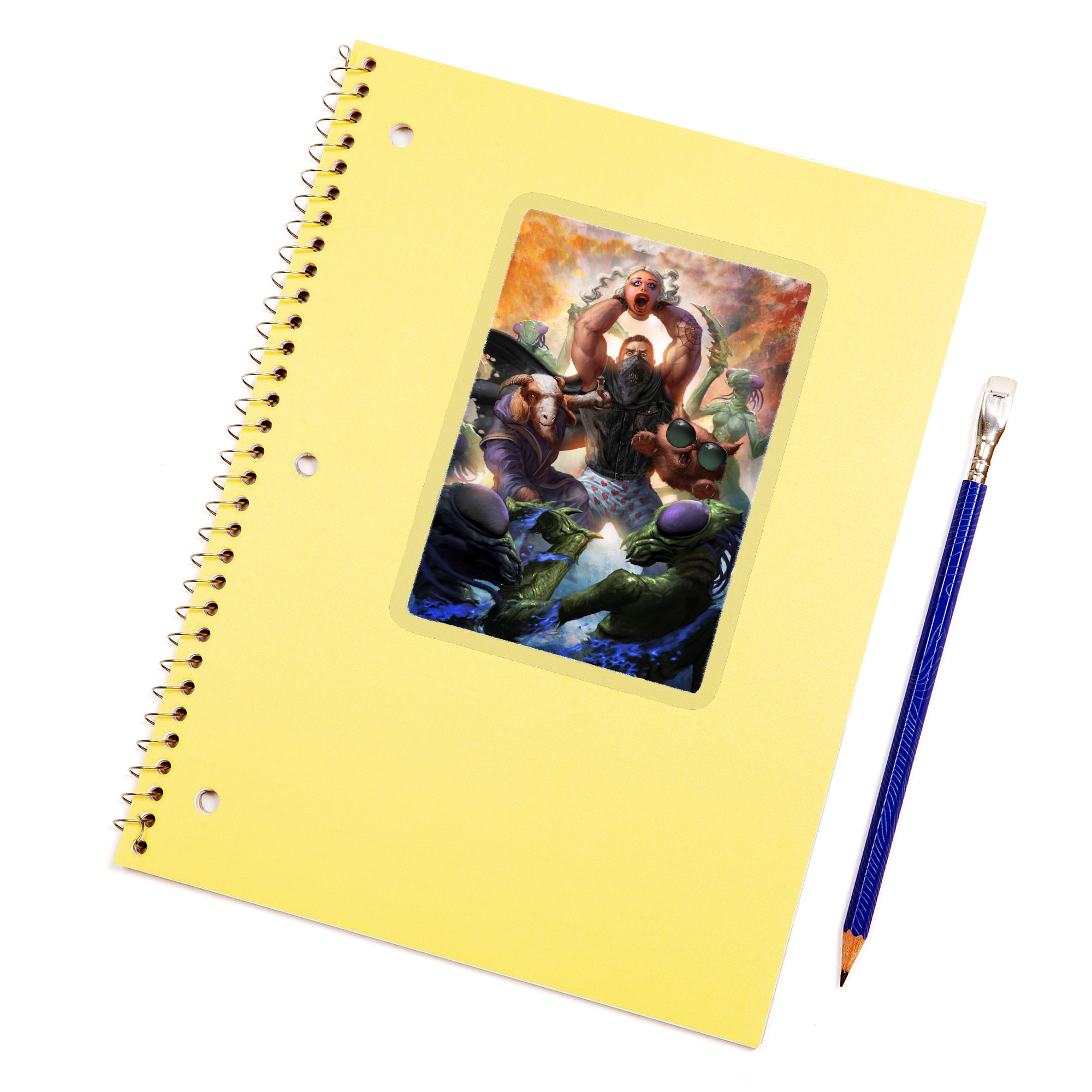 Book 5, The Butcher's Masquerade, No Title Sticker