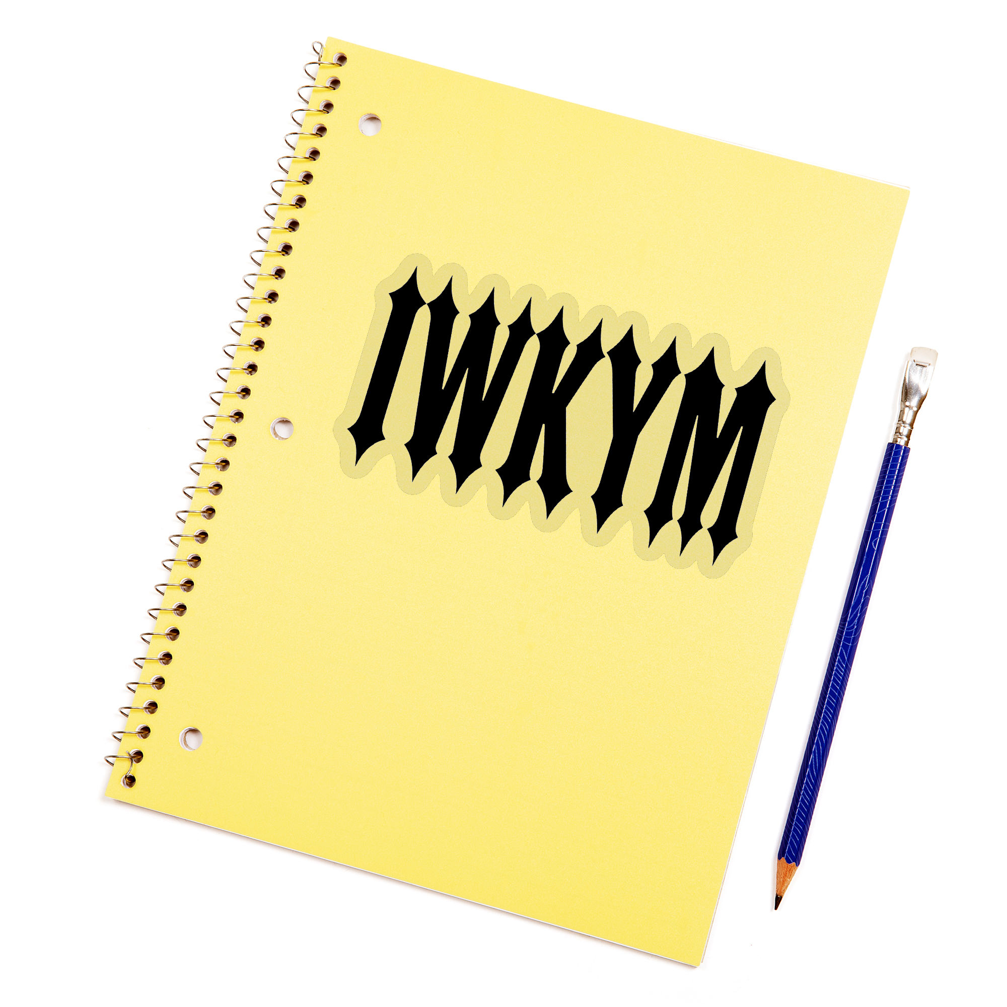 IWKYM (Light Tees) Sticker