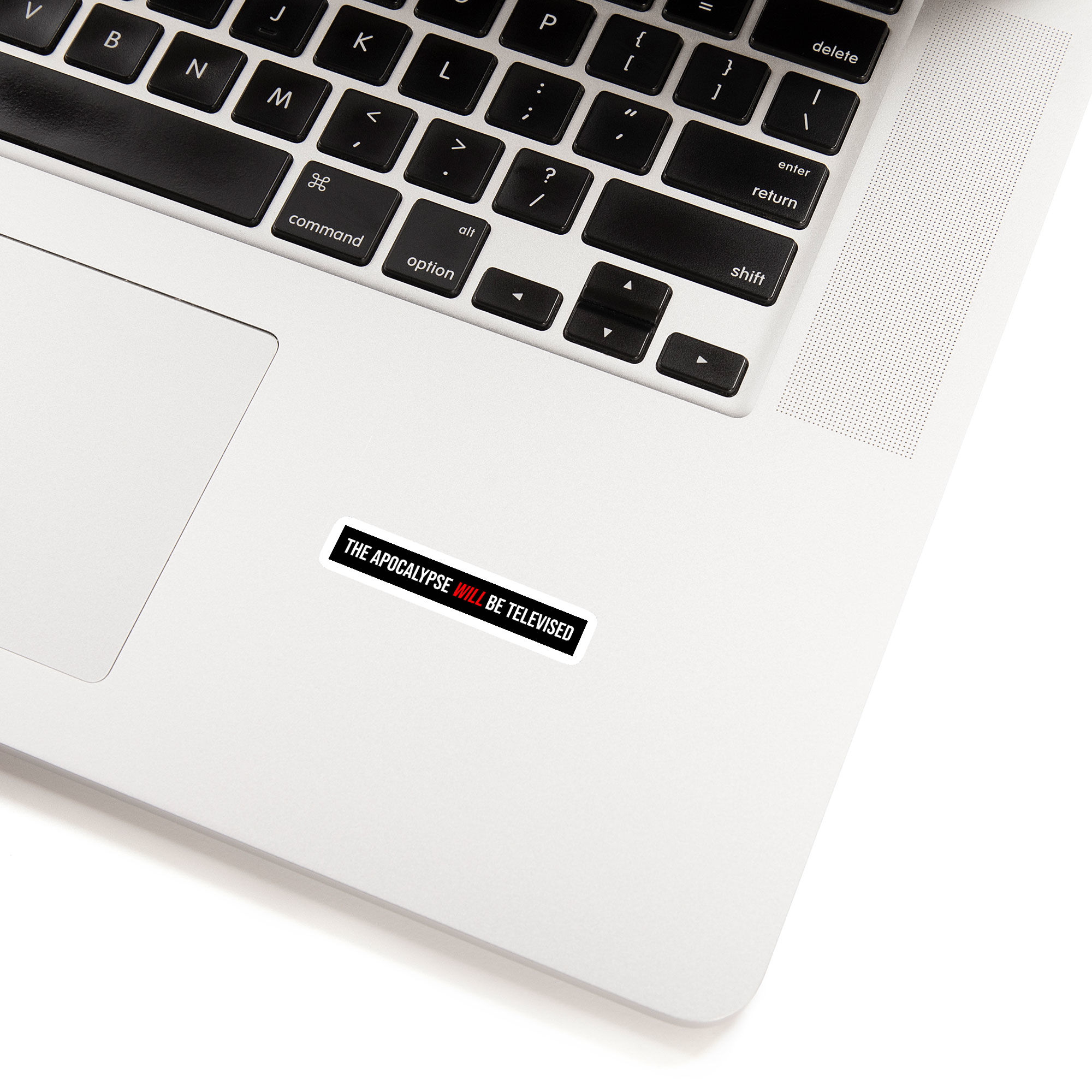The Apocalypse Will Be Televised Sticker