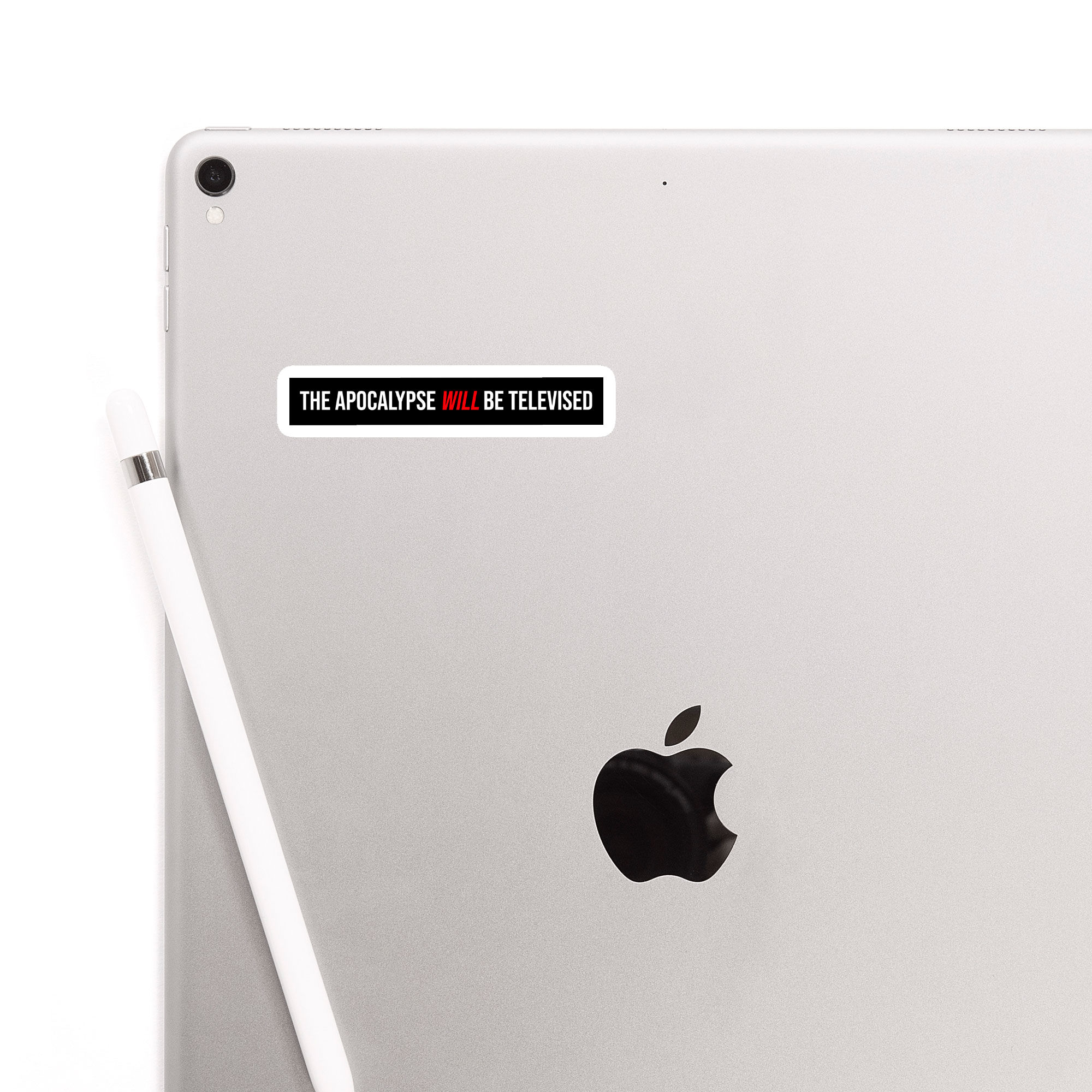 The Apocalypse Will Be Televised Sticker