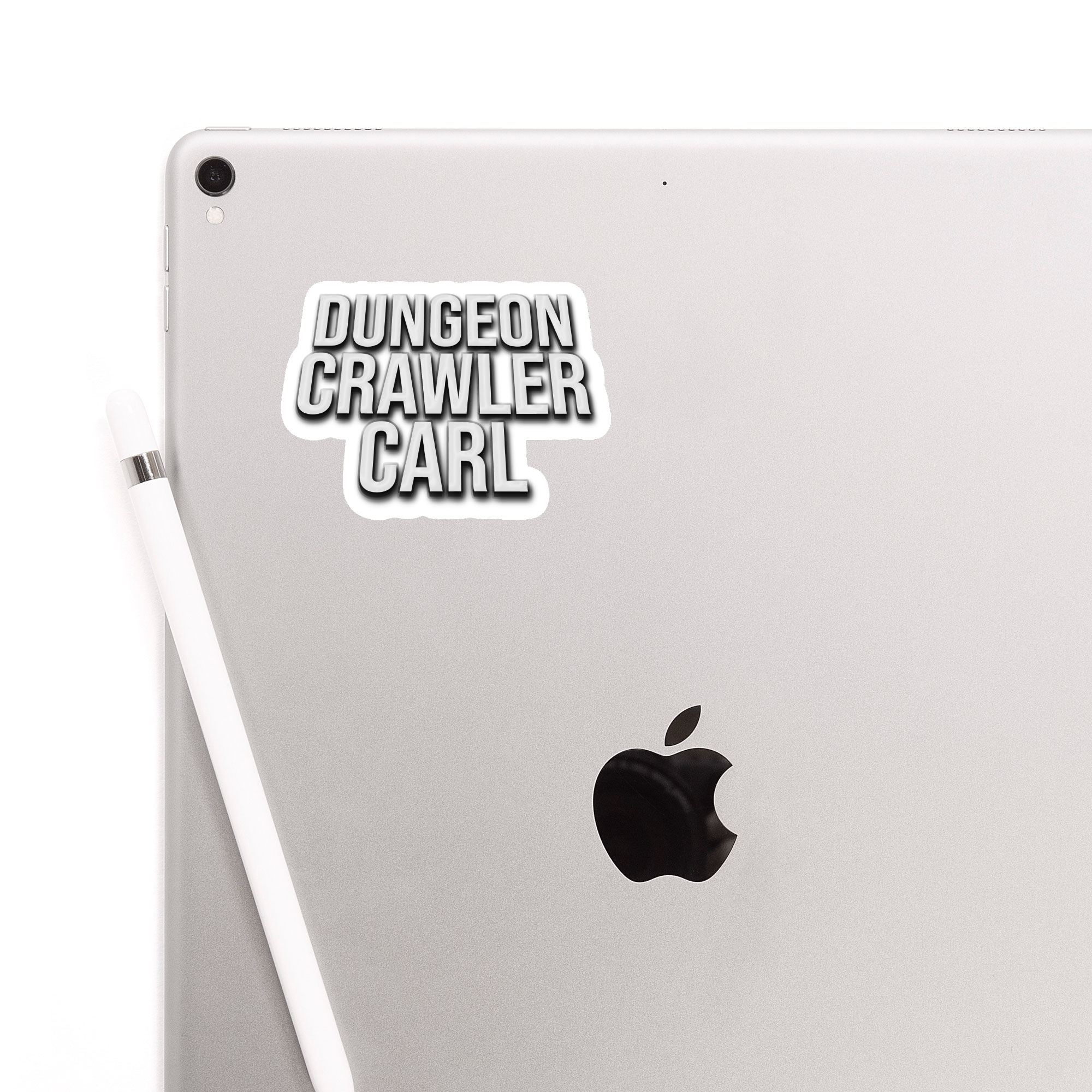 Dungeon Crawler Carl White Logo Sticker