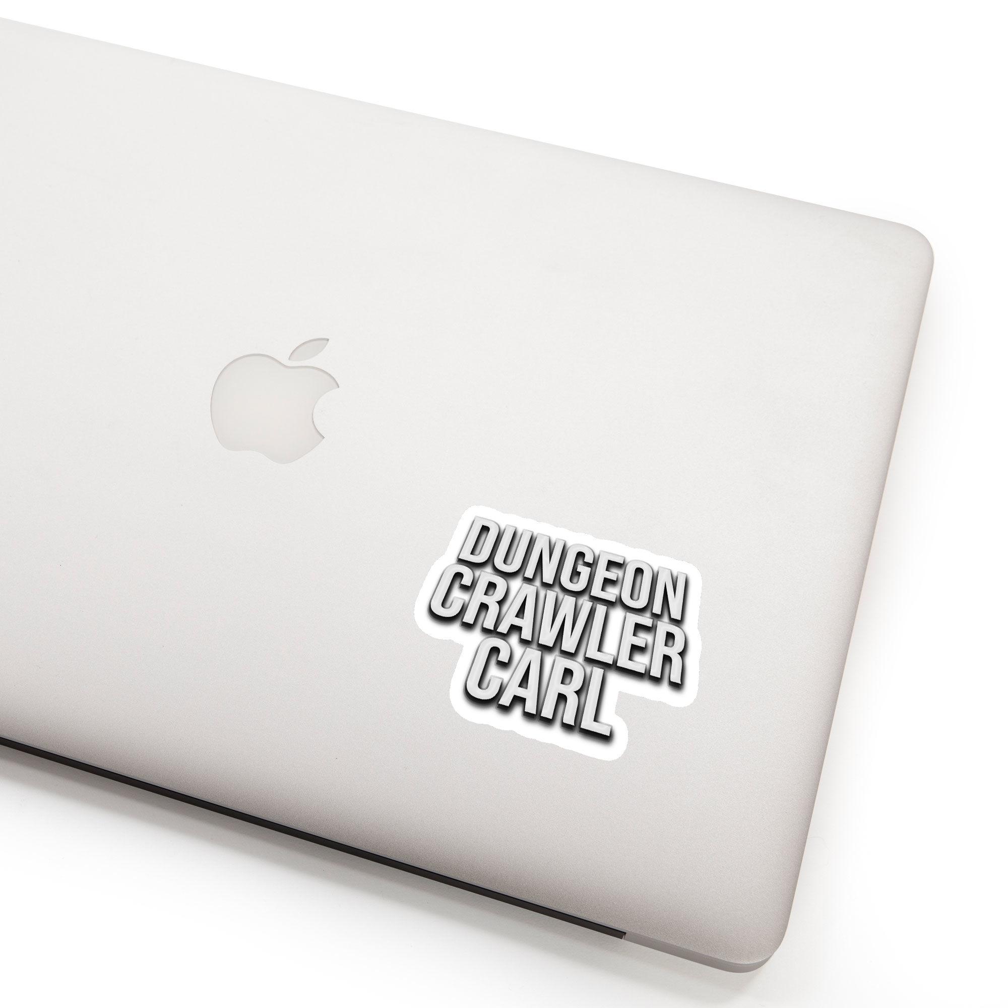 Dungeon Crawler Carl White Logo Sticker