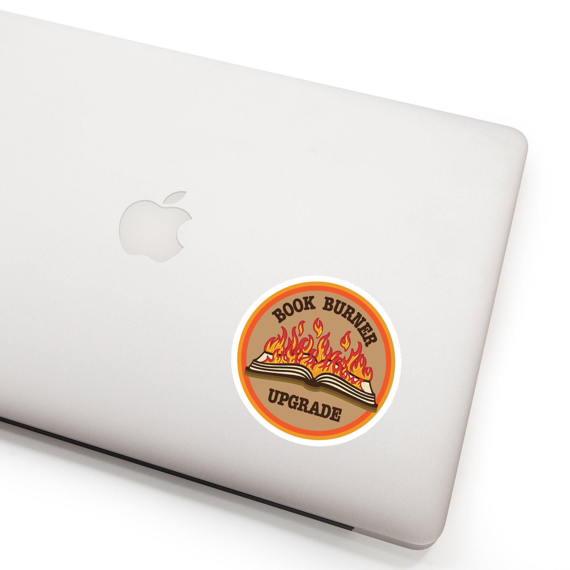 Book Burner Upgrade Patch Sticker