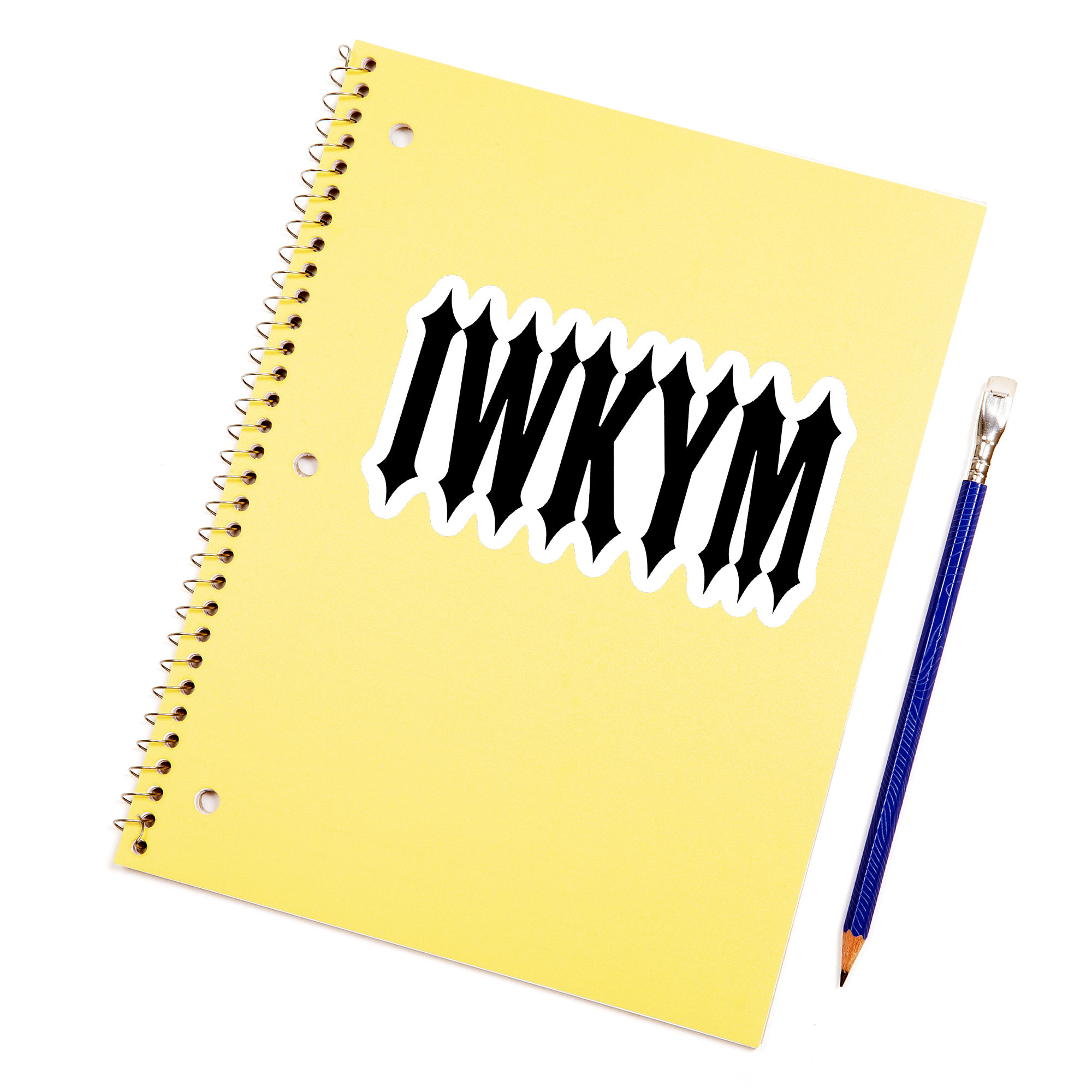 IWKYM (Light Tees) Sticker